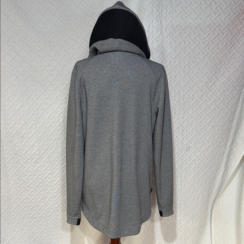 Nike Men's Charcoal Gray Hooded Jacket - Picture 4 of 5